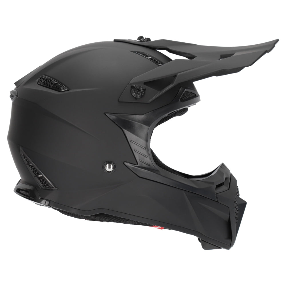 M2R X2.1 Youth ECE 22.06 Lightweight MX Helmet - Matt Black - YS #1127307