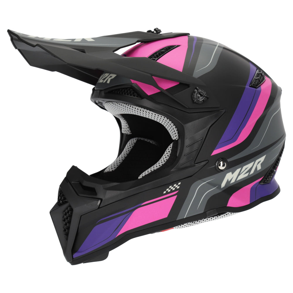 M2R X2.1 Youth ECE 22.06 Lightweight MX Helmet - PULSE PC-7F - YL #1127318