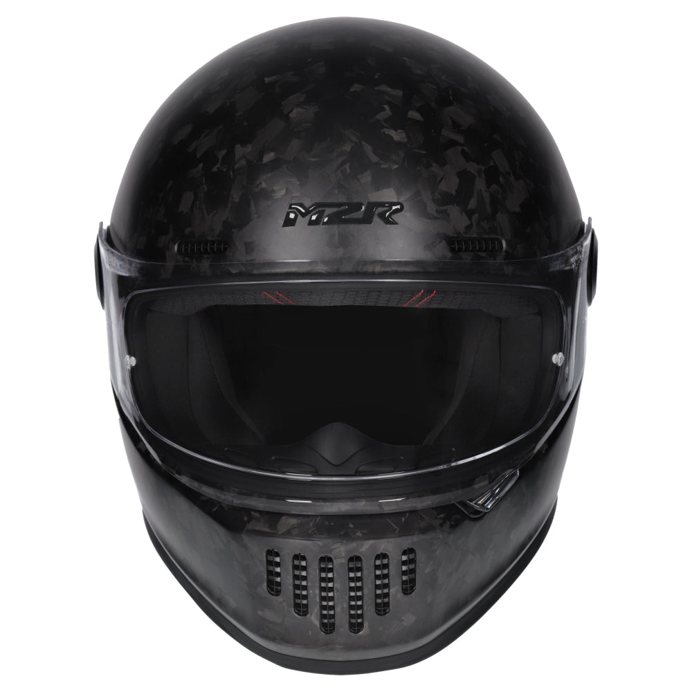 M2R Fugitive Retro ECE 22.06 Full Face Helmet - Forged Carbon - S #1127624