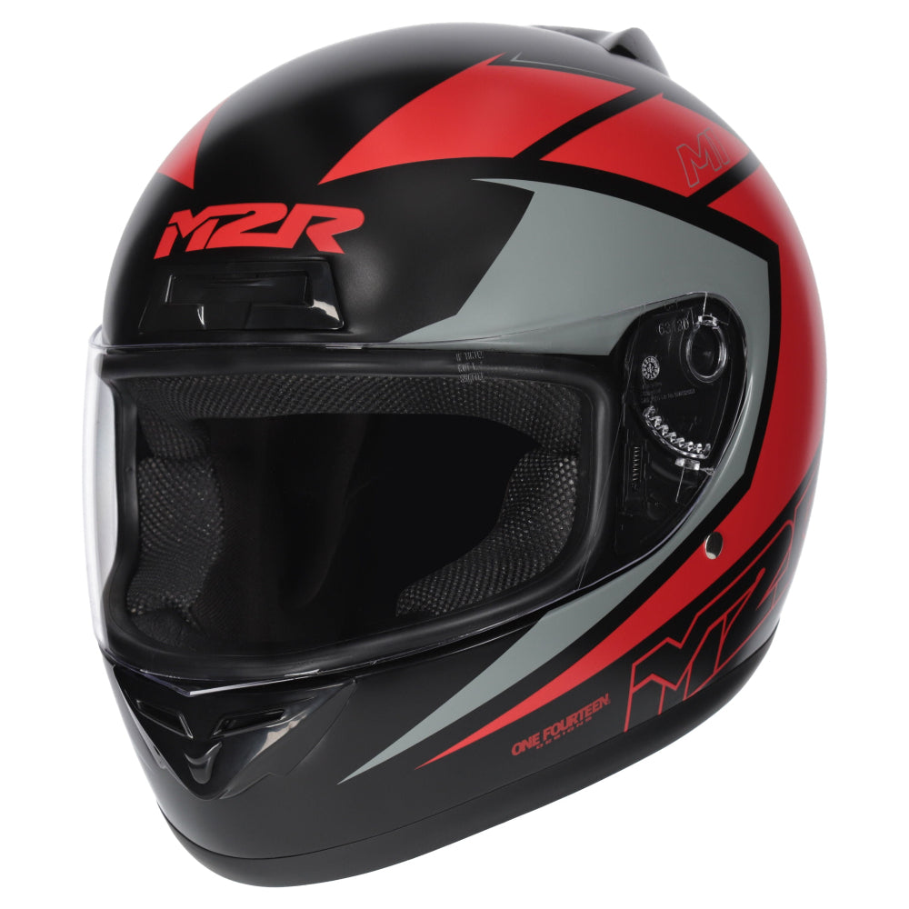 M2R M1 Full Face Motorcycle Helmet Racing ABS - CARVE PC-1F - M #1128103
