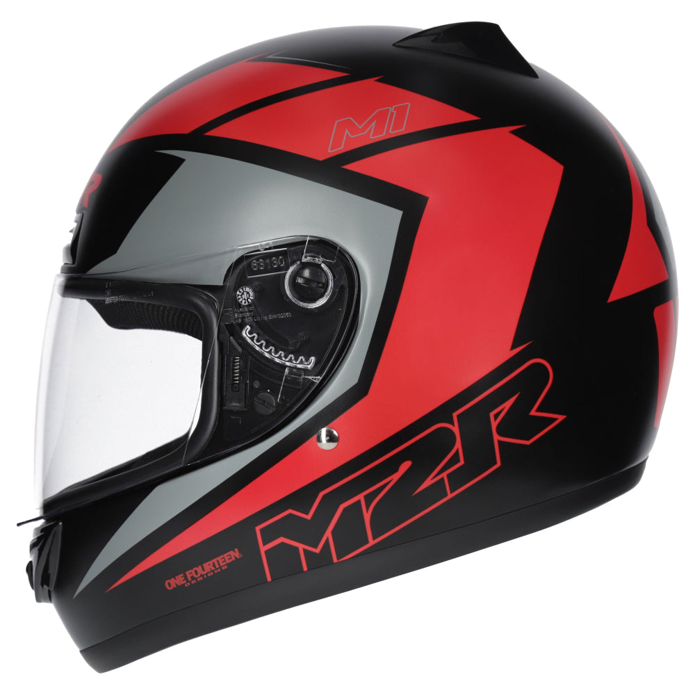 M2R M1 Full Face Motorcycle Helmet Racing ABS - CARVE PC-1F - M #1128103