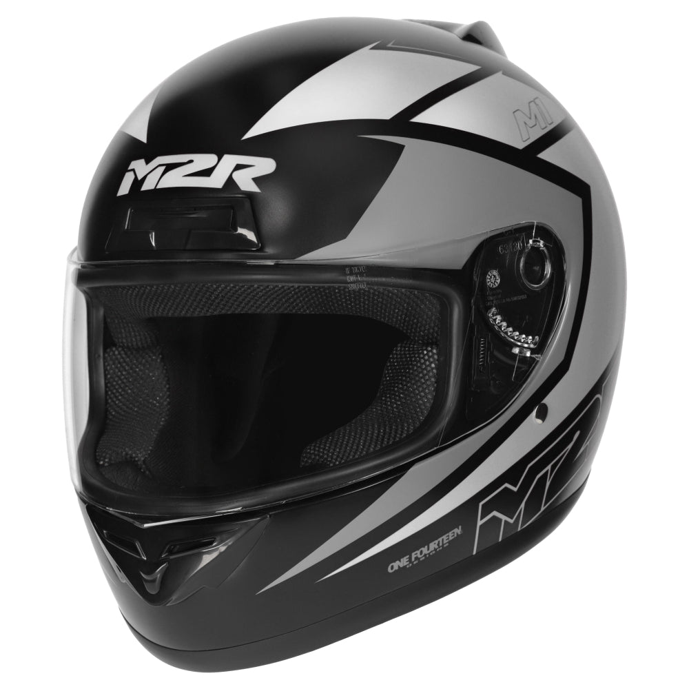 M2R M1 Full Face Motorcycle Helmet Racing ABS - CARVE PC-5F - M #1128115