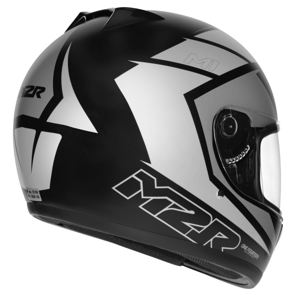 M2R M1 Full Face Motorcycle Helmet Racing ABS - CARVE PC-5F - 2XL #1128118