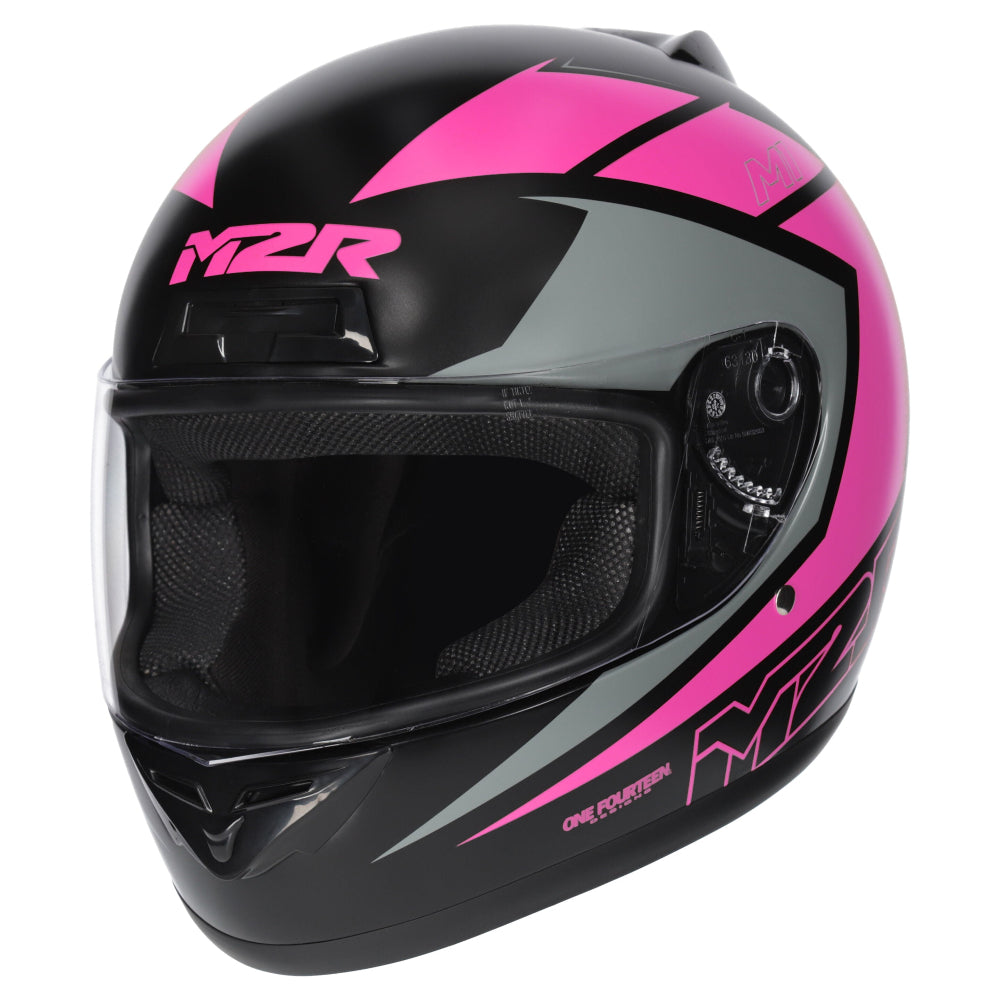 M2R M1 Full Face Motorcycle Helmet Racing ABS - CARVE PC-7F - S #1128120