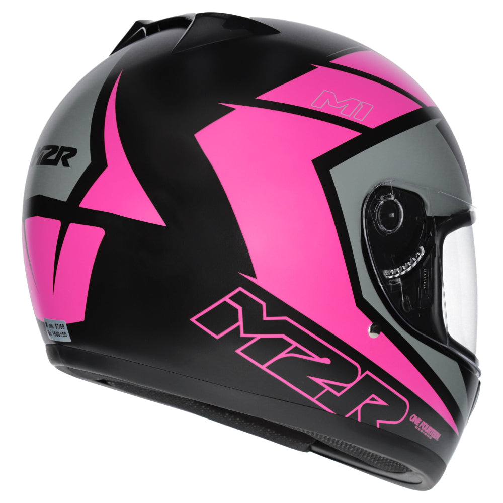 M2R M1 Full Face Motorcycle Helmet Racing ABS - CARVE PC-7F - S #1128120