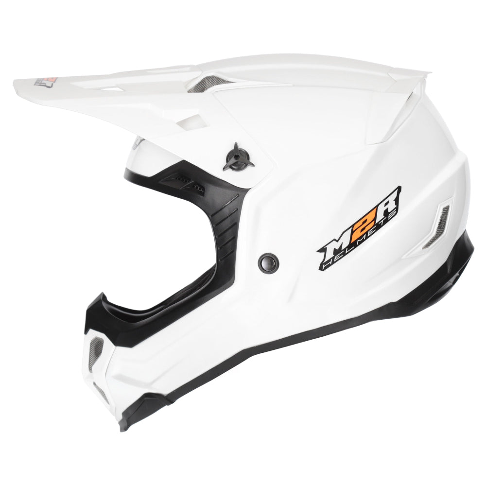 M2R X4 Evo Lightweight ECE 22.06 Certified MX Helmet - White - L #1128218