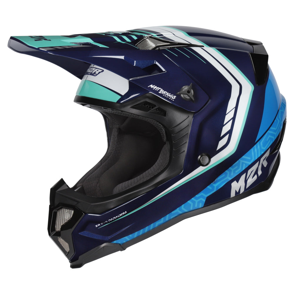 M2R X4 Evo Lightweight ECE 22.06 MX Helmet - Paradigm PC-2 - 2XL #1128232