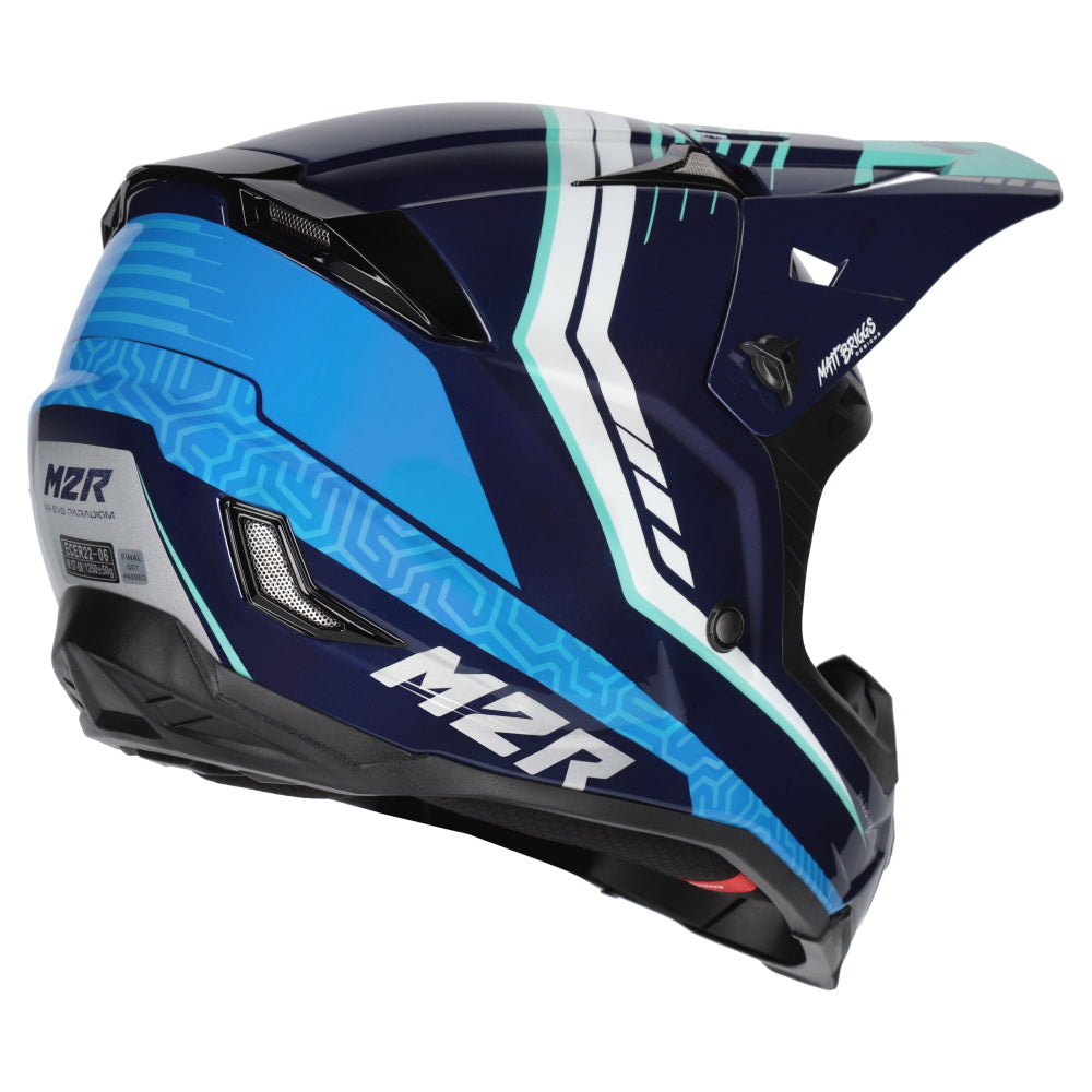 M2R X4 Evo Lightweight ECE 22.06 MX Helmet - Paradigm PC-2 - 2XL #1128232