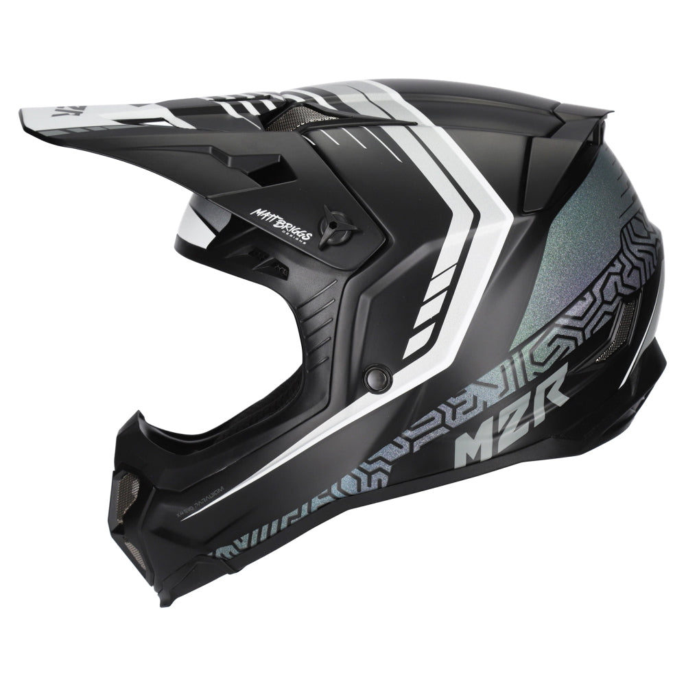 M2R X4 Evo Carbon ECE 22.06 Certified MX Helmet - Paradigm PC-5F - XS #1128233