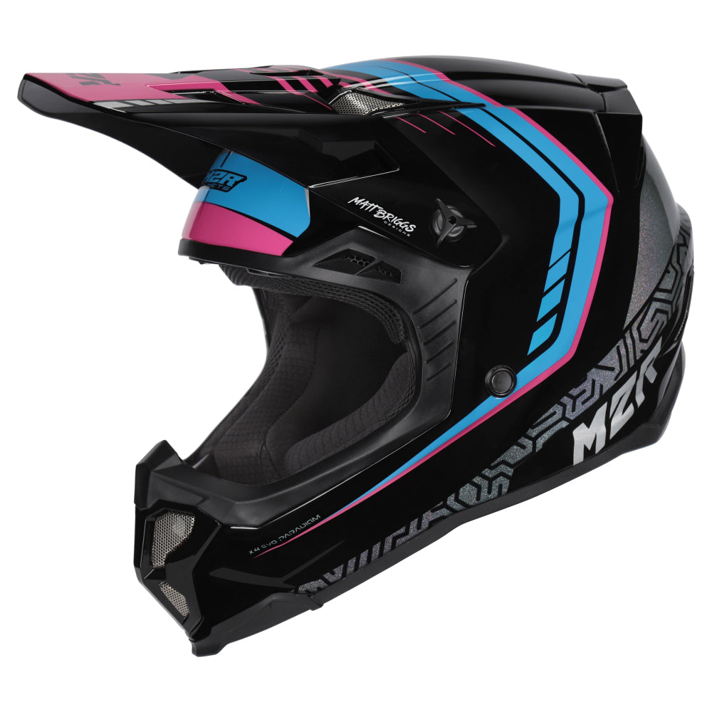 M2R X4 Evo Carbon ECE 22.06 Certified MX Helmet - Paradigm PC-7 - L #1128242