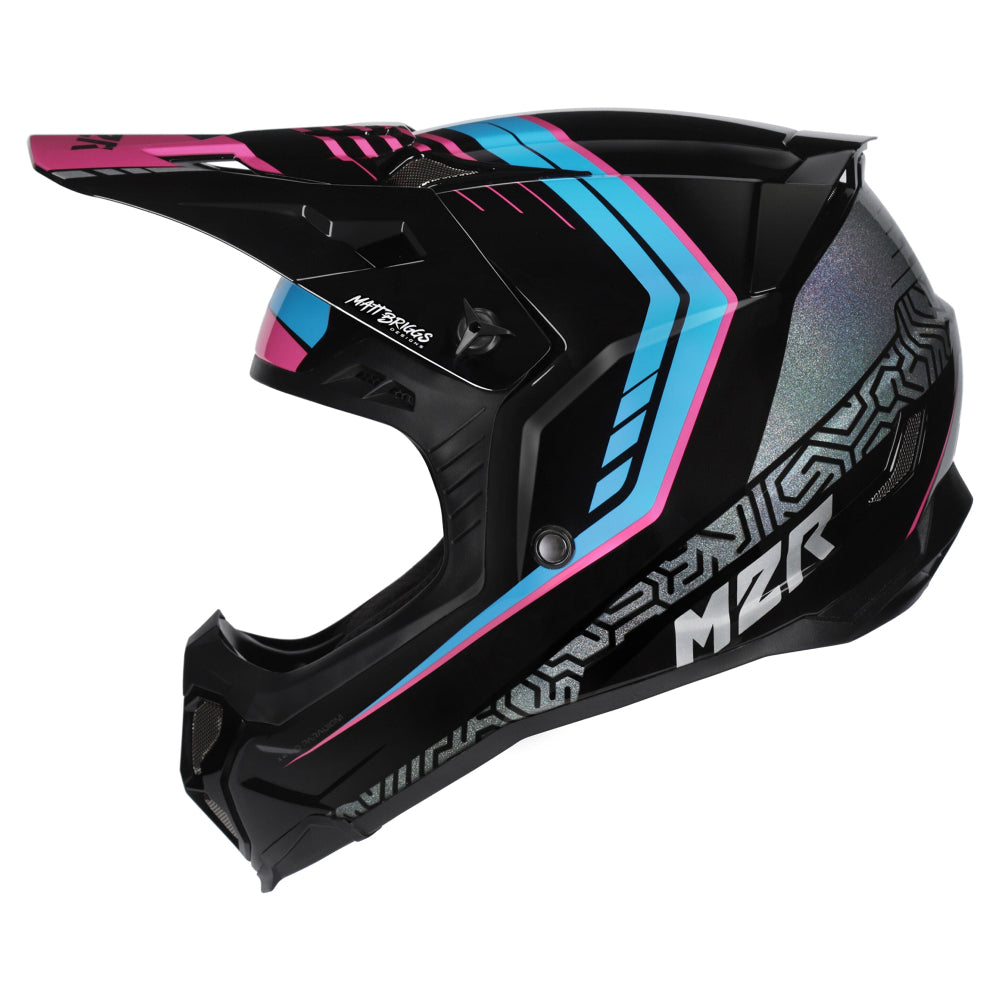 M2R X4 Evo Carbon ECE 22.06 Certified MX Helmet - Paradigm PC-7 - L #1128242