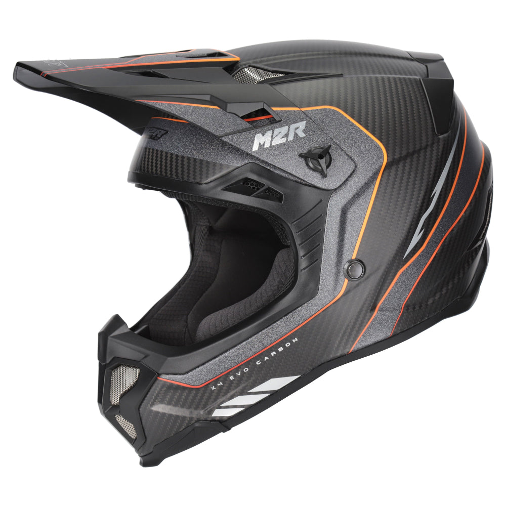 M2R X4 Evo Carbon ECE 22.06 Certified MX Helmet - FLEX PC-5F - 2XL #1128256