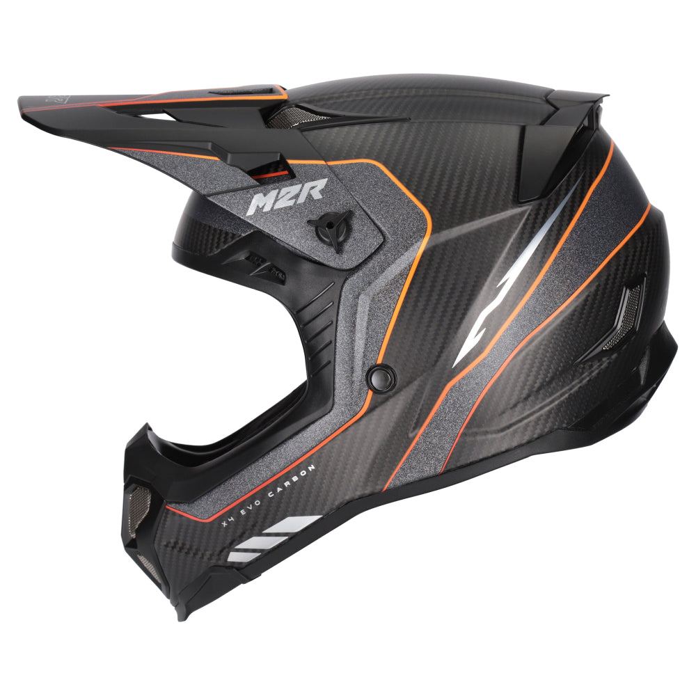 M2R X4 Evo Carbon ECE 22.06 Certified MX Helmet - FLEX PC-5F - 2XL #1128256
