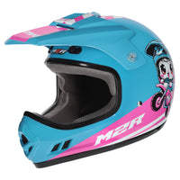 M2R MX2 Junior Youth Off Road Helmet - SP RC BUNNY PC2 - YL #1128821
