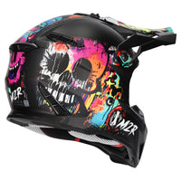 M2R X2.1 Youth ECE 22.06 Lightweight MX Helmet - GRAFFITI PC-1 - YL #1129306