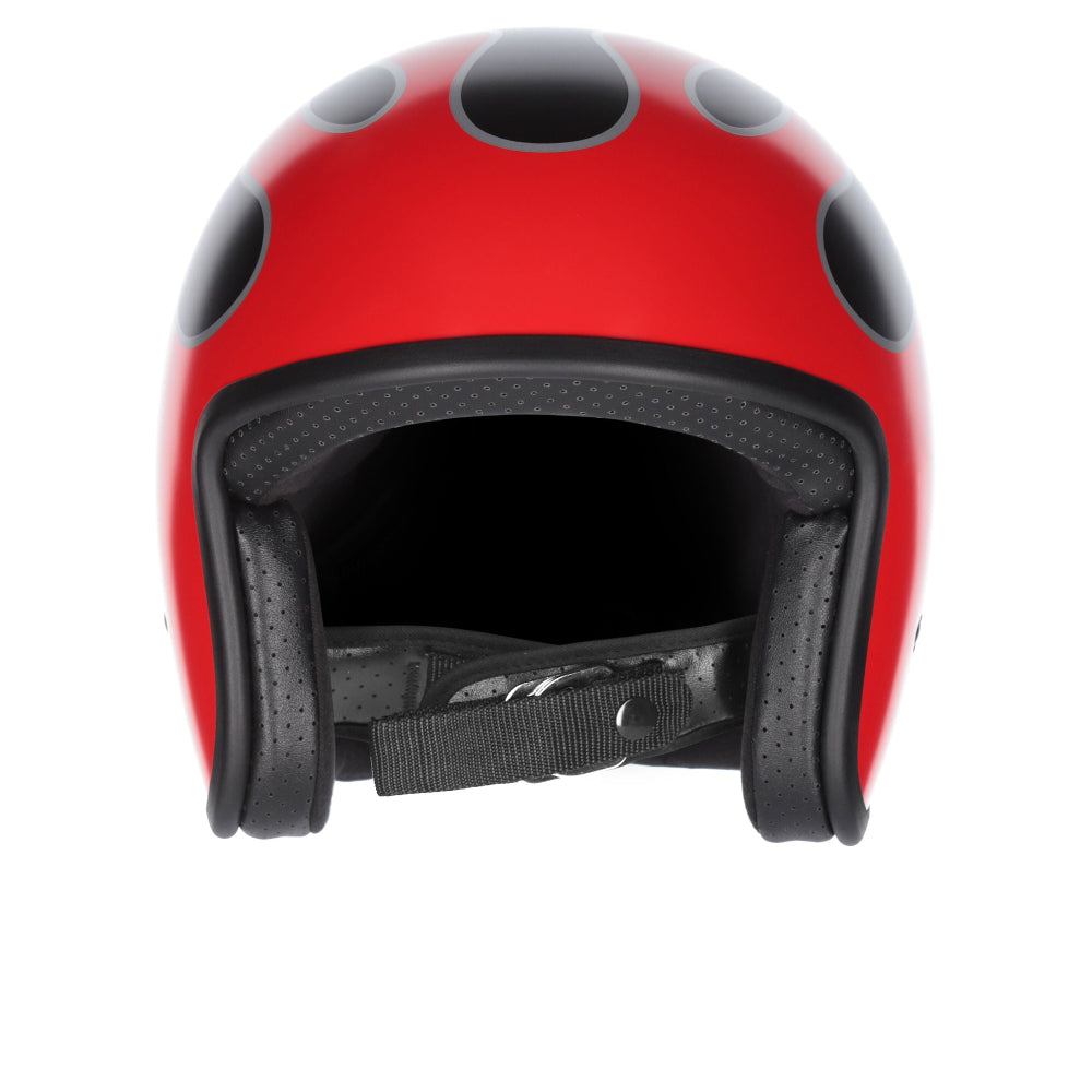 M2R Prime Open Face Motorcycle Helmet - Flamed PC -1 - 2XL #1129367