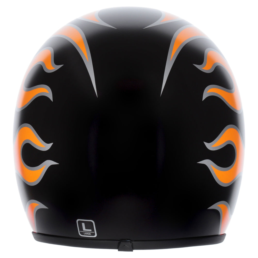 M2R Prime Open Face Motorcycle Helmet - Flamed PC -1 - 2XL #1129367