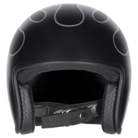 M2R Prime Open Face Motorcycle Helmet Low Slung Fit - Flamed PC -5F - M #1129370