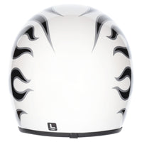 M2R Prime Open Face Motorcycle Helmet Low Slung Fit - Flamed PC -6 - S #1129375