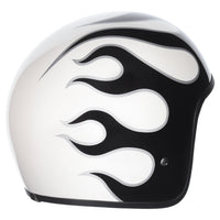 M2R Prime Open Face Motorcycle Helmet Low Slung Fit - Flamed PC -6 - S #1129375