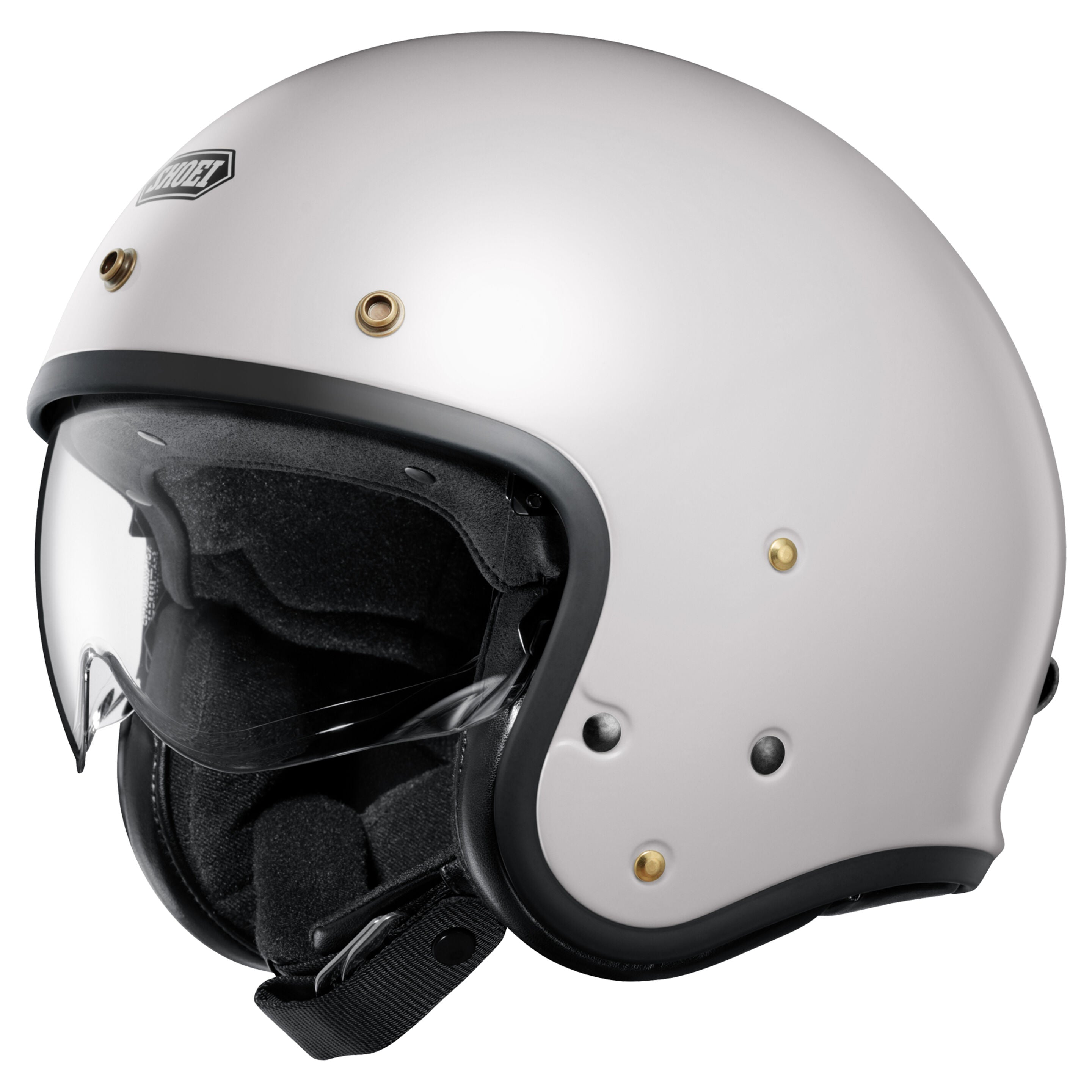 Shoei J.O2 Helmet Open Face Motorcycle Helmet - Off White - XS #1129877