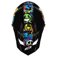 M2R X2.1 Youth ECE 22.06 Lightweight MX Helmet - EMOJI PC-10 - YM #1130384