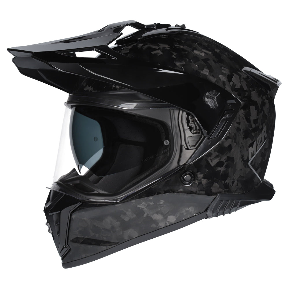 M2R Navigator Motorcycle Helmet ECE 22.06 - Forged Carbon - XL #1130669