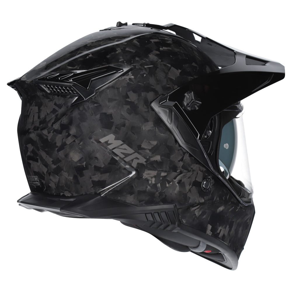 M2R Navigator Motorcycle Helmet ECE 22.06 - Forged Carbon - XL #1130669