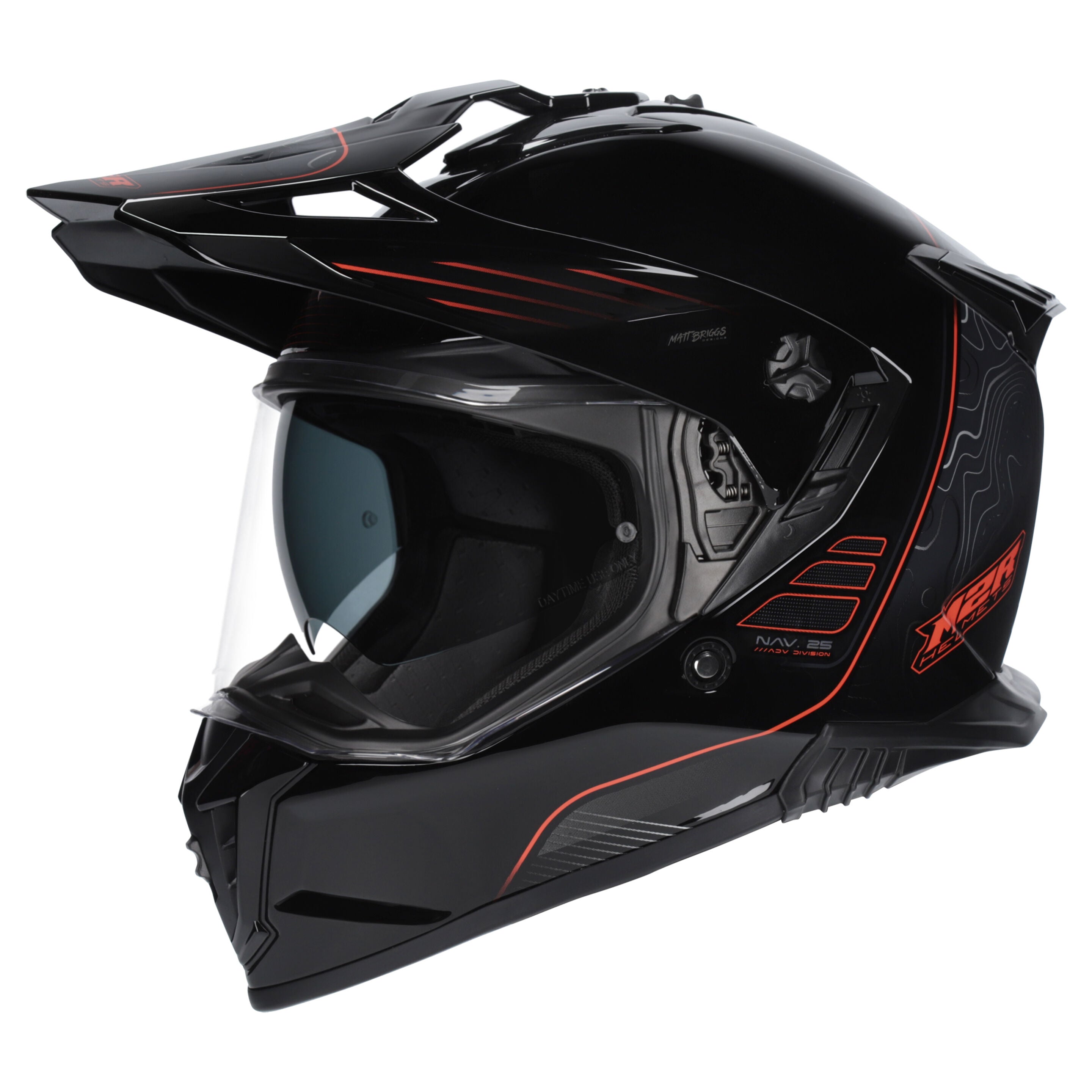 M2R Navigator Motorcycle Helmet ECE 22.06 - Elevate PC-8F - M #1130688