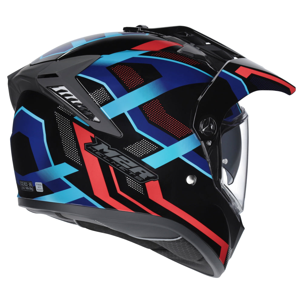 M2R Patrol Adventure Motorcycle Helmet ECE 22.06 -  Razor PC-1 - L #1130716