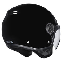 M2R Nimbus ECE22.06 Lightweight ABS Scooter Helmet - Black - M #1131075