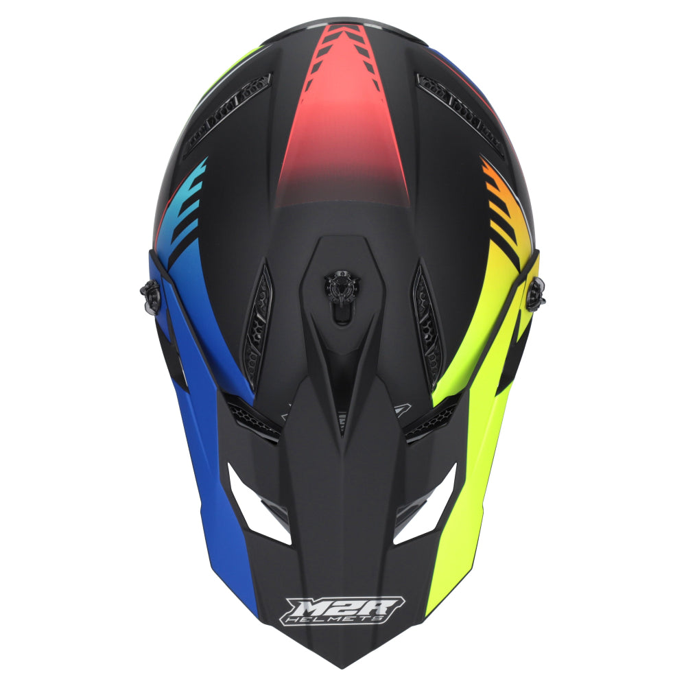 M2R X2.1 Youth ECE 22.06 Lightweight MX Helmet - HYPE PC-1F - YM #1131103