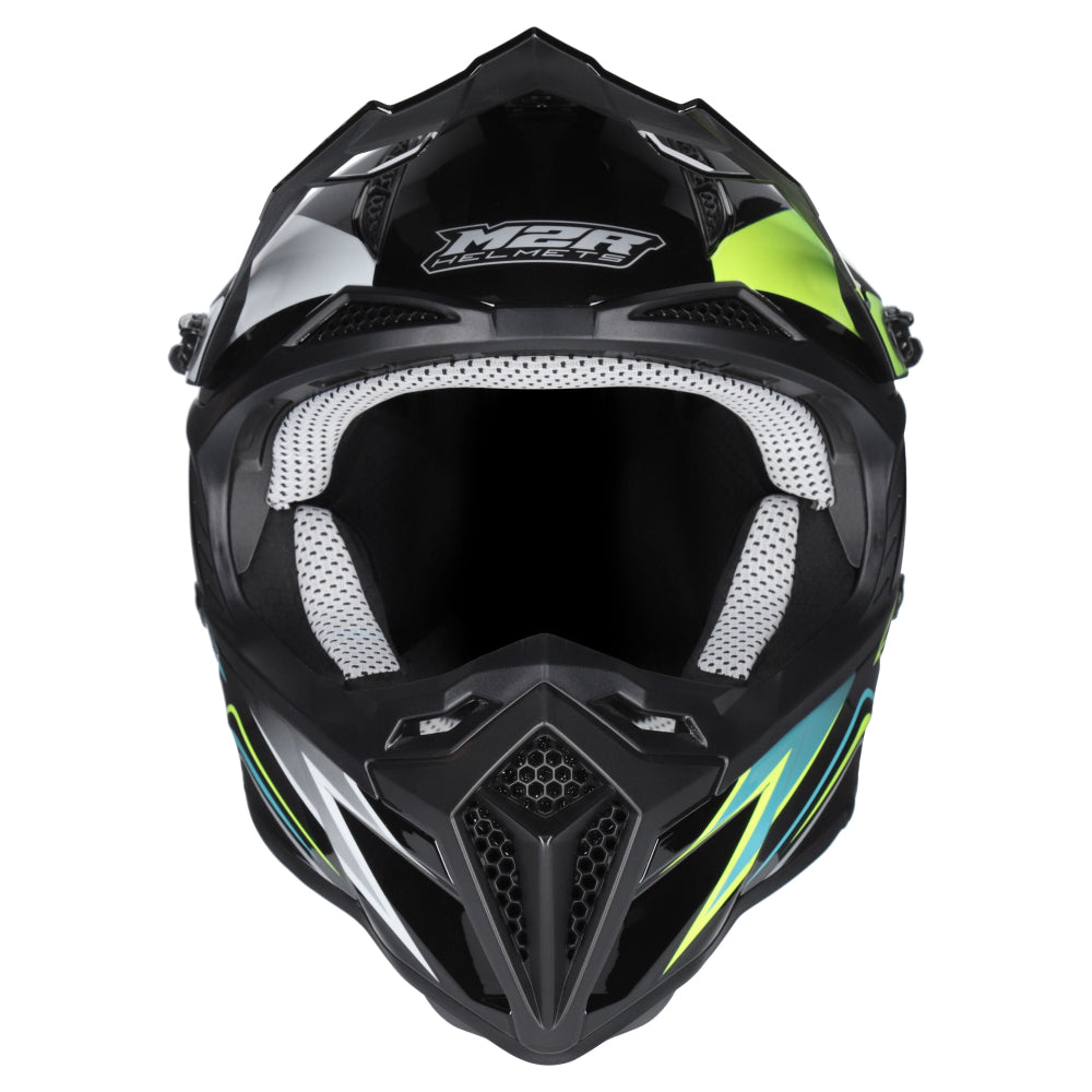 M2R X2.1 Youth ECE 22.06 Lightweight MX Helmet - HYPE PC-3 - YL #1131113