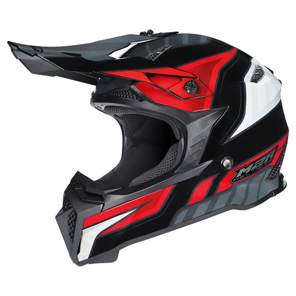 M2R X2.1 ECE 22.06 Lightweight Motocross Helmet - TORQUE PC-1 - S #1131475