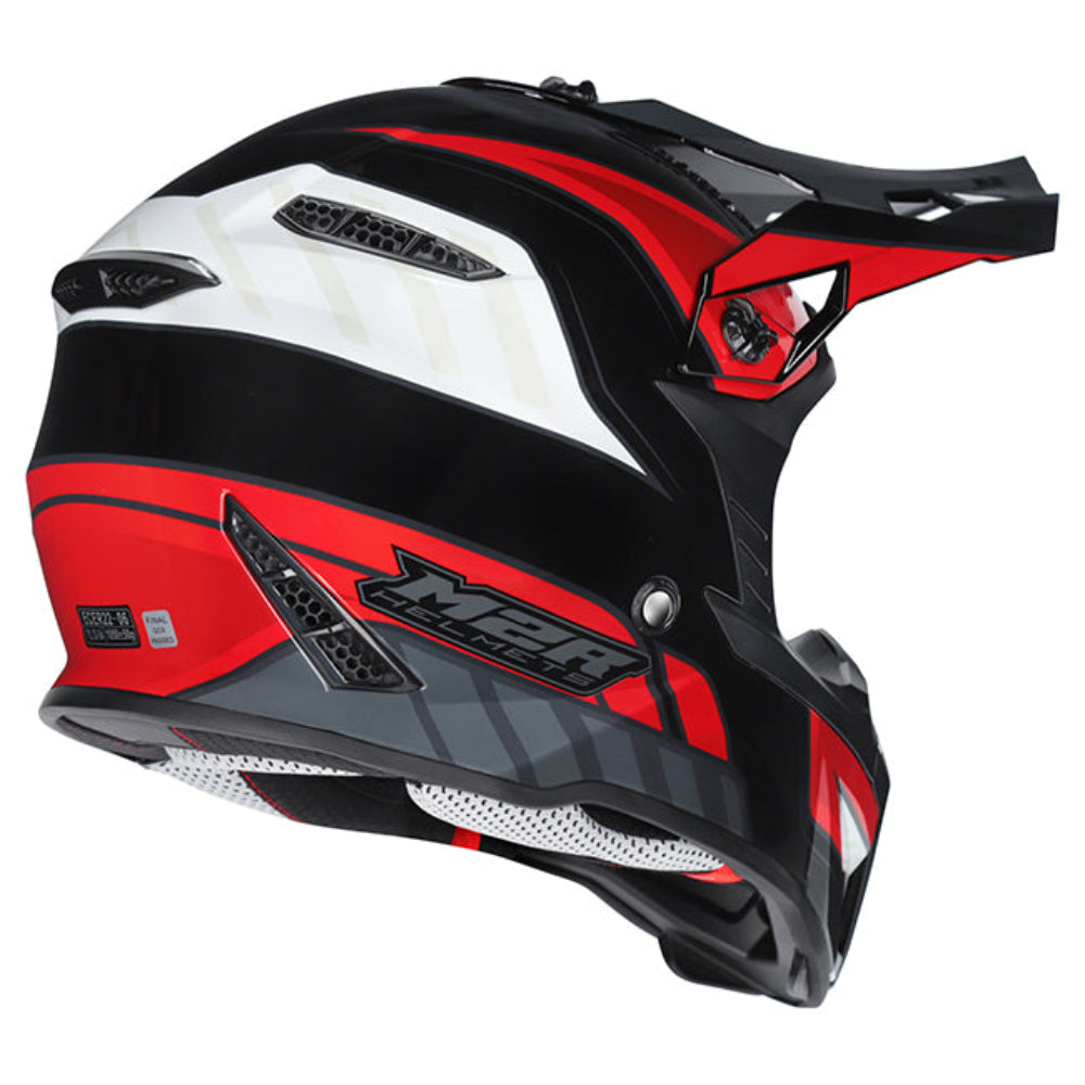 M2R X2.1 ECE 22.06 Lightweight Motocross Helmet - TORQUE PC-1 - S #1131475