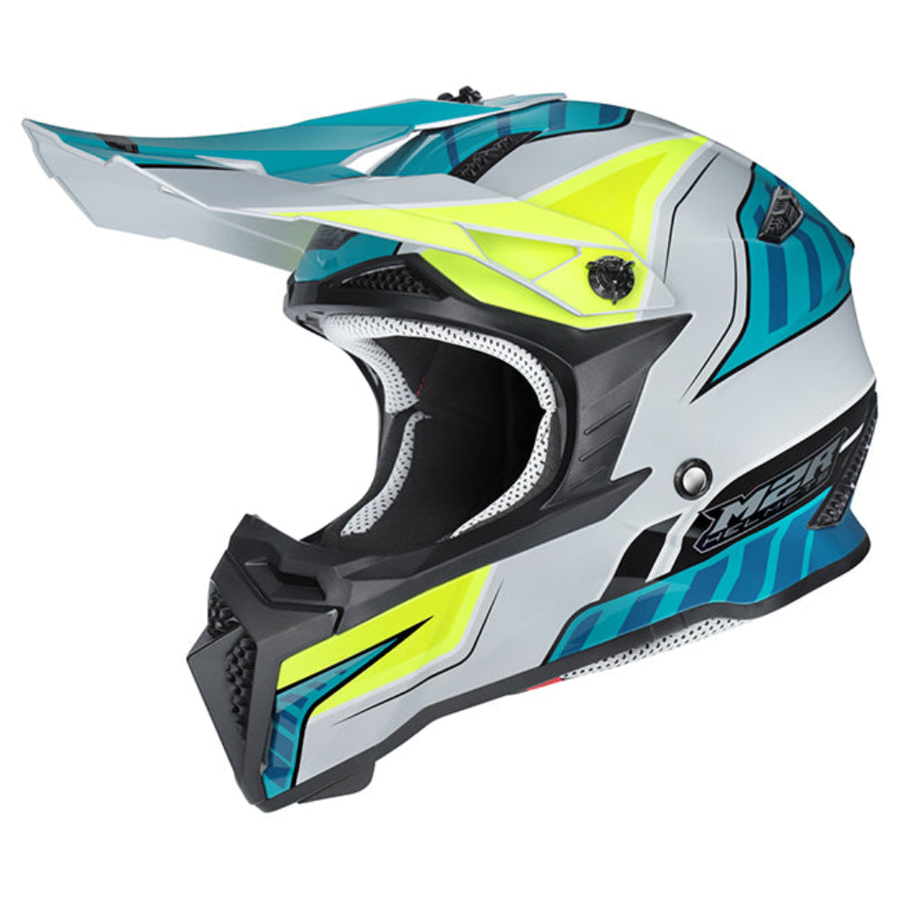M2R X2.1 ECE 22.06 Lightweight Motocross Helmet - TORQUE PC-3 - M #1131482