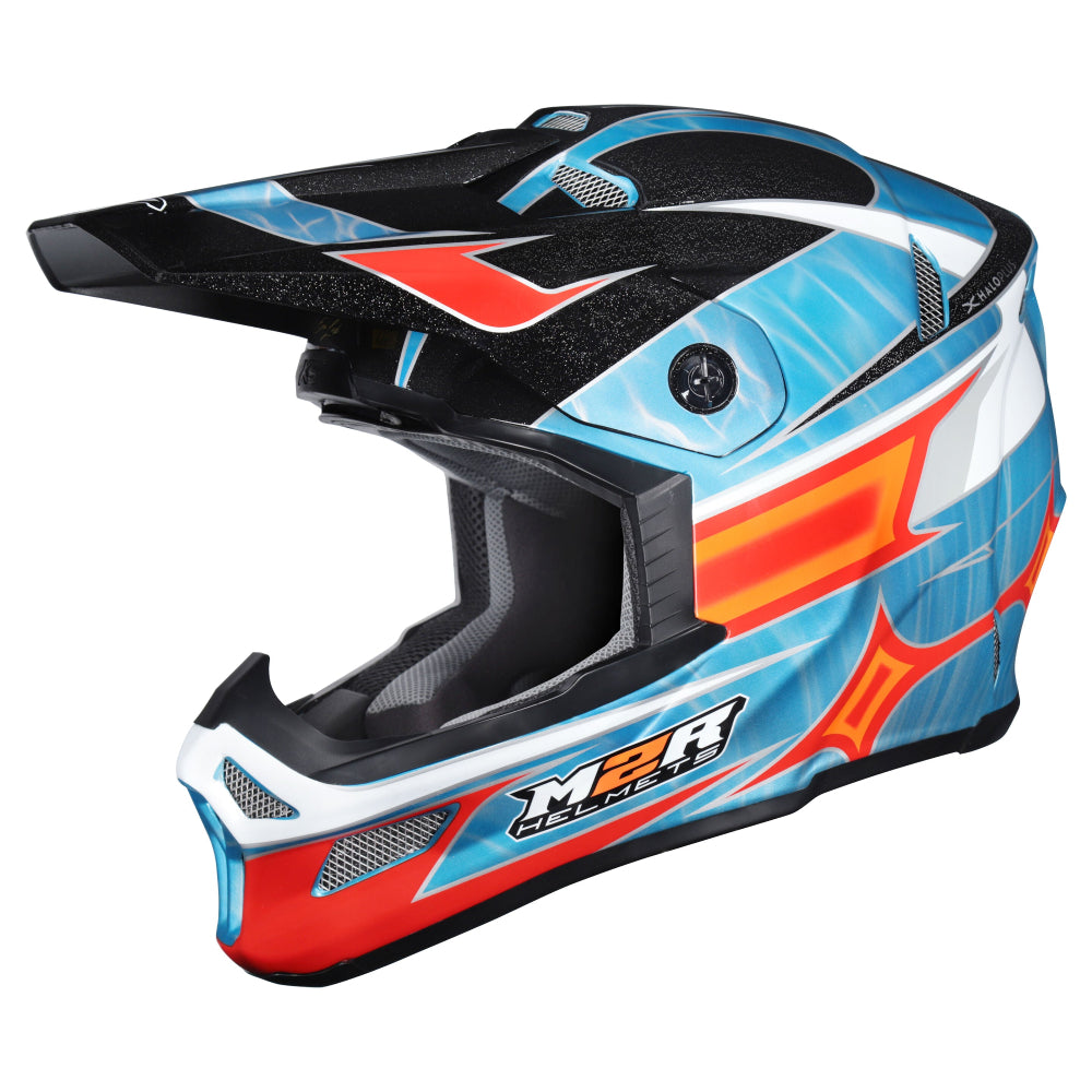 M2R X5 ECE 22.06 Pro Level MX Helmet X-Halo - LUSK REPL. PC-2 - XS #1131681
