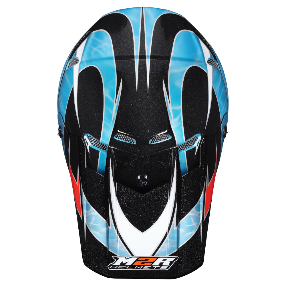 M2R X5 ECE 22.06 Pro Level MX Helmet X-Halo - LUSK REPL. PC-2 - XS #1131681