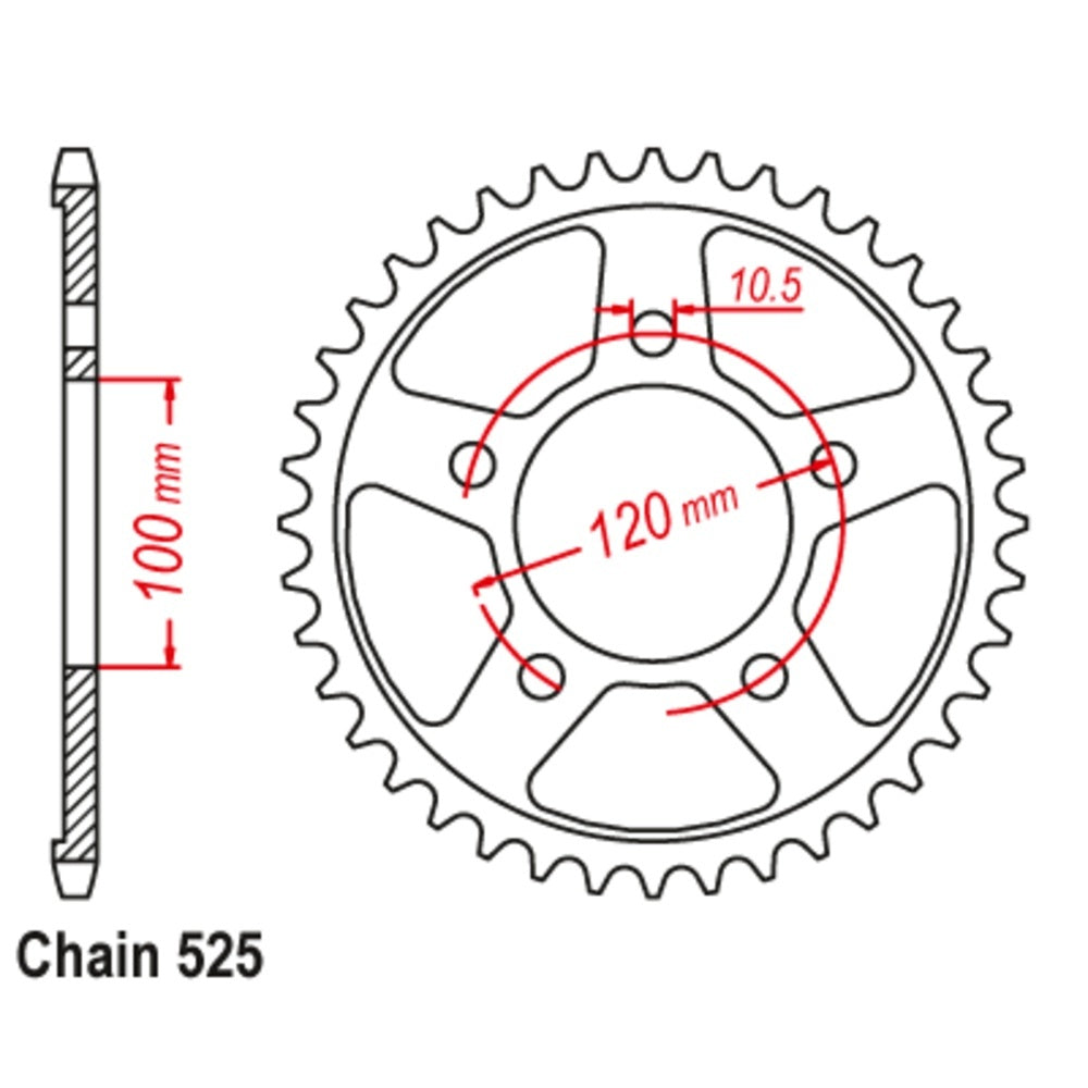 New SUPERSPROX Rear Sprocket Stealth Composite High Performance 11S-7026-42R | Australian Moto Spares