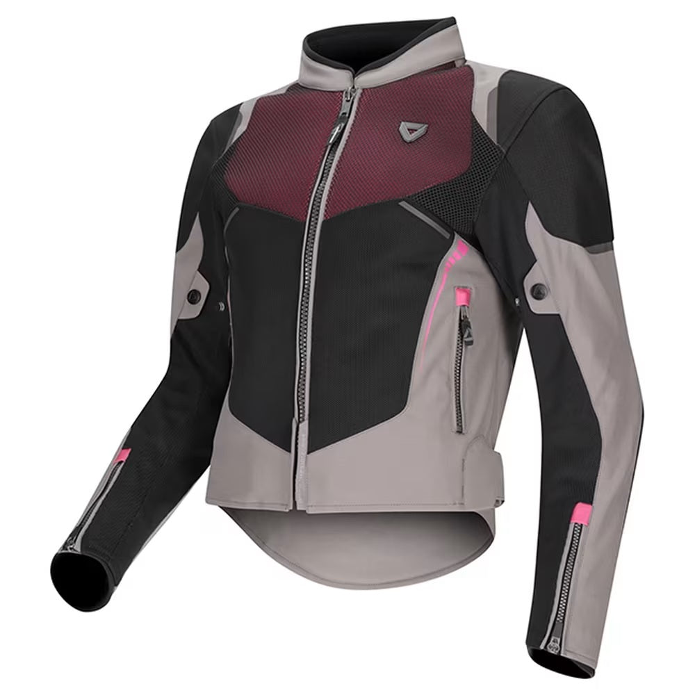 Dririder Air-Ride Pro AA certified Summer Jacket-Dark Grey/Pink-LDS 14 #2128642