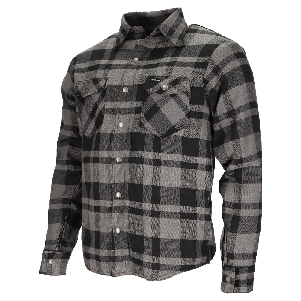 Argon Savage Protective Motorcycle Flanno-Black/Grey-62 (3X-4X) #2118770