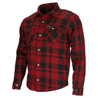 Argon Savage Protective Motorcycle Flanno-Black/Red-48 (S-M) #2118775