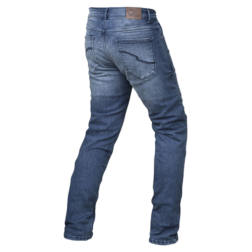 Dririder Titan OTB Kevlar Protective Riding Jeans-Bluewash-44R #2120801