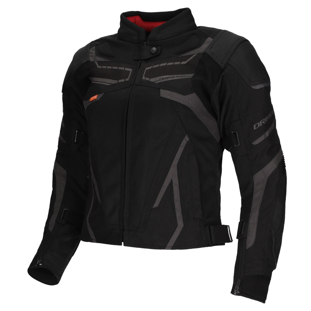 Dririder Climate Control Exo 4 Vented Jacket-Black/Black-LDS 10 #2124000