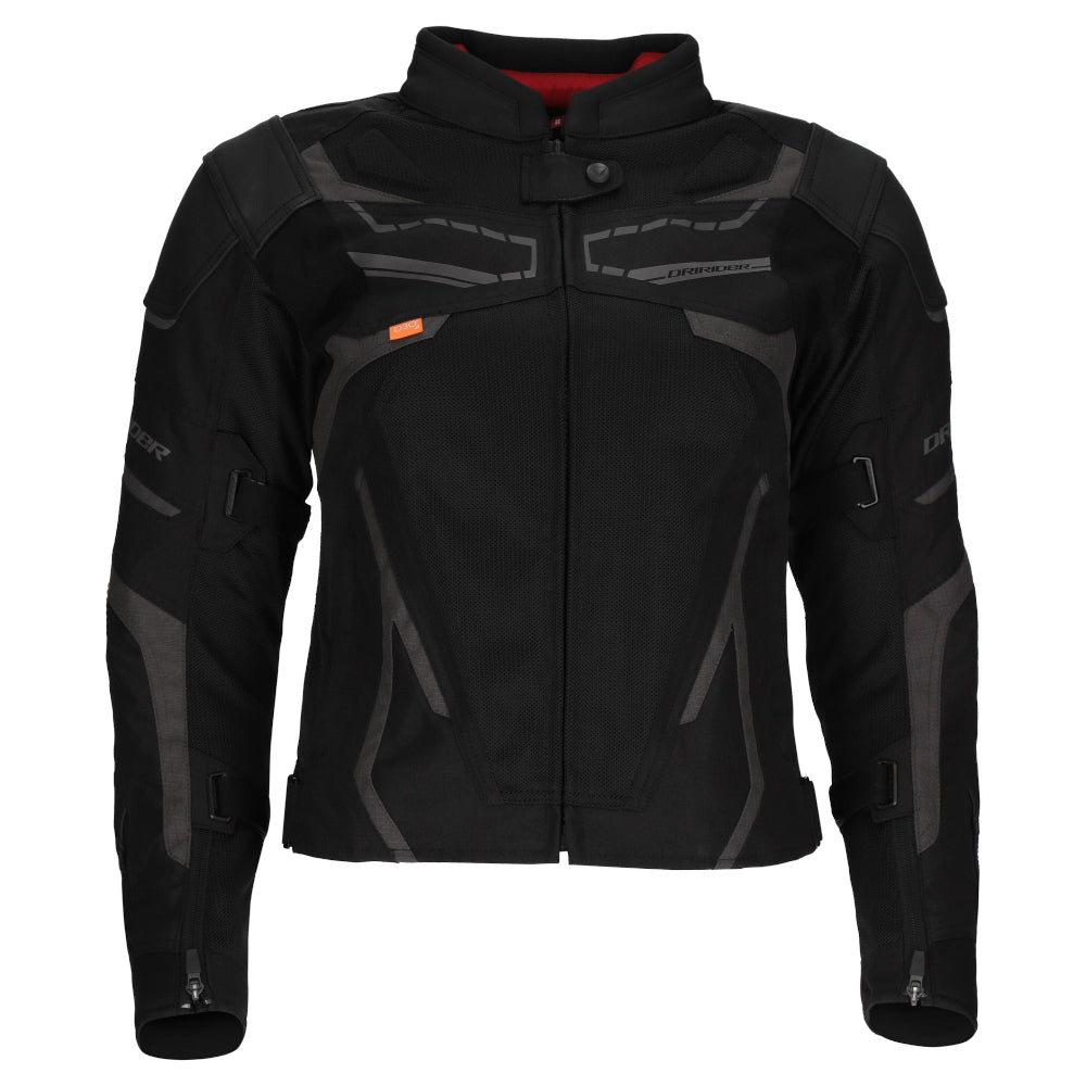 Dririder Climate Control Exo 4 Vented Jacket-Black/Black-LDS 10 #2124000