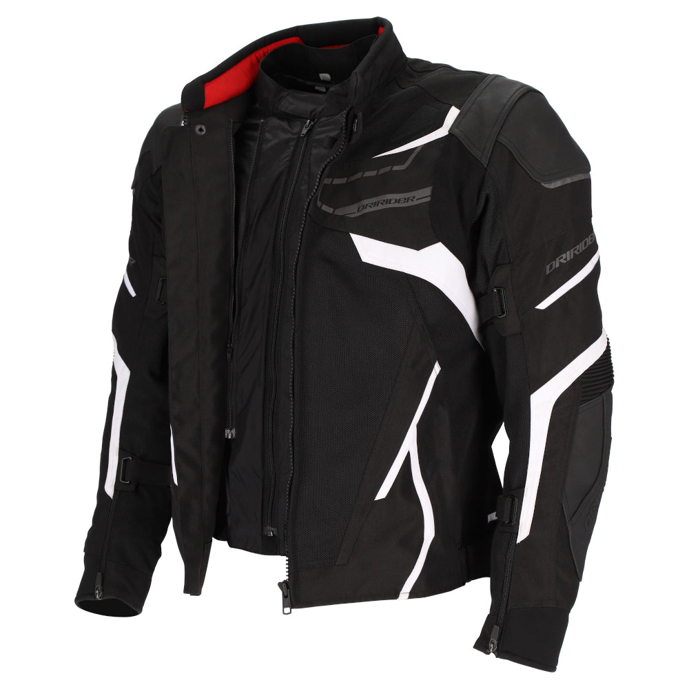 Dririder Climate Control Exo 4 Vented Jacket-Black/White-S #2123990