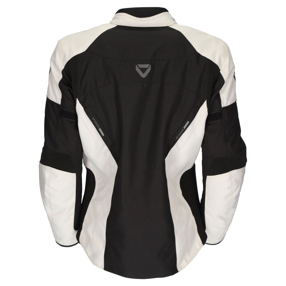 Dririder Vivid 3 Waterproof Touring Ladies Jacket-Pearl/Black-6 #2124759