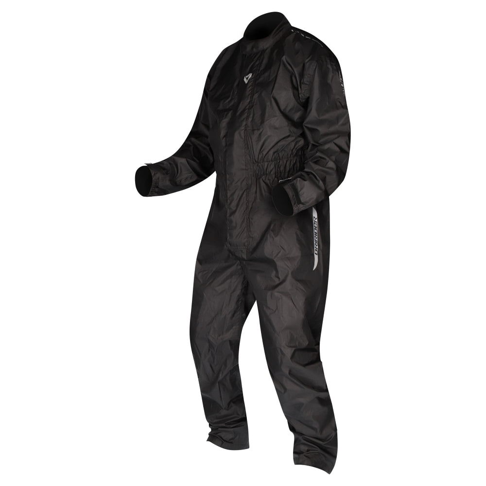 Dririder Hurricane 3 Complete One Piece Rain Suit-Black-XL #2125672