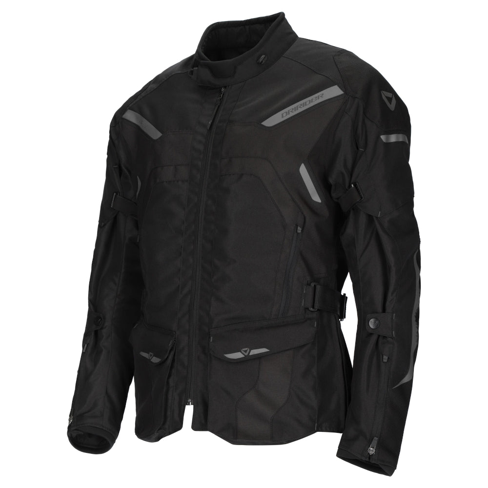 Dririder Apex 6 AA Certified Touring Jacket-Black/Black-2XL #2125802