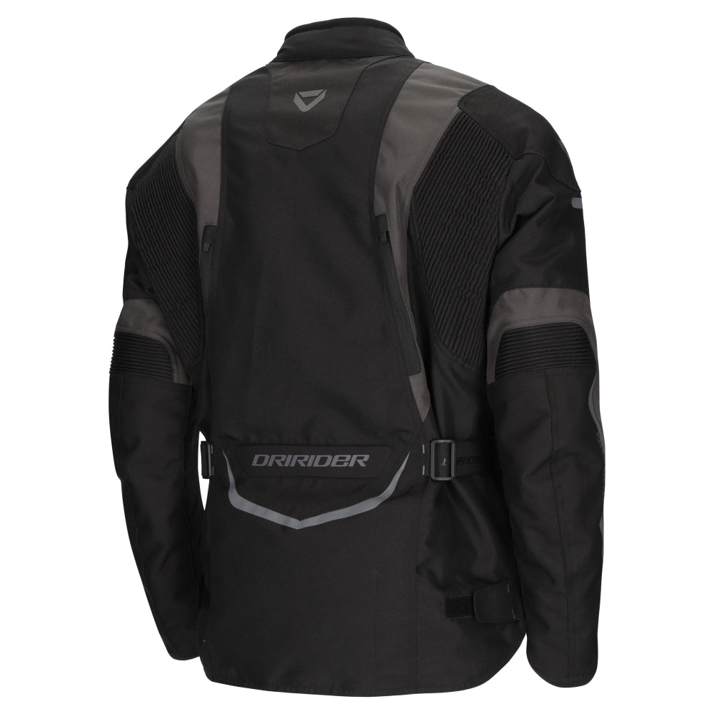 Dririder Apex 6 AA Certified Touring Jacket-Black/Grey/LT. Grey-M #2125809